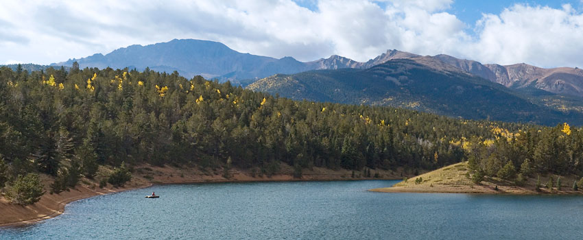 Float fishing on Catamount Reservoir