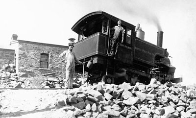 The cog engine "John Hulbert" - Courtesy of Special Collections, Pikes Peak Library